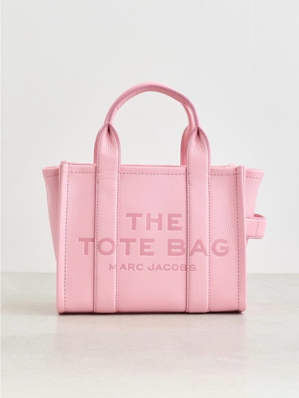 🎀 NWT Marc Jacobs The Small Leather Tote Bag in Ribbon Pink 🎀